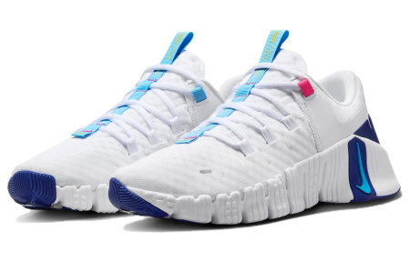 Nike Free Metcon 5 Low Топ Кроссовки для тренировок Женские Белые Синие