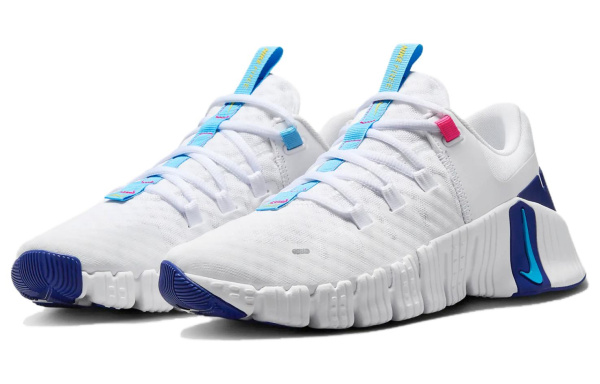 Nike Free Metcon 5 Low Топ Кроссовки для тренировок Женские Белые Синие