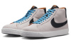 Nike SB Blazer OLYMPICS Противоскользящие Устойчивые к истиранию MID Топ Скейтборд Кроссовки Мужские Серый Черный Синий