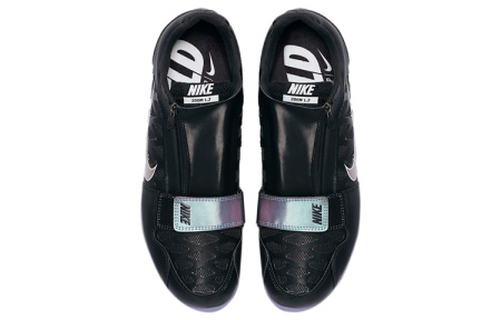 Nike Air Zoom LJ 4 Track SPIKE Удобные Низкие Кроссовки для тренировок Унисекс Черный Фиолетовый