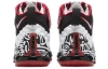 Nike Lebron 17 'Graffiti' Амортизация Противоскользящие MID Баскетбольные кроссовки для игры Унисекс Черный Белый