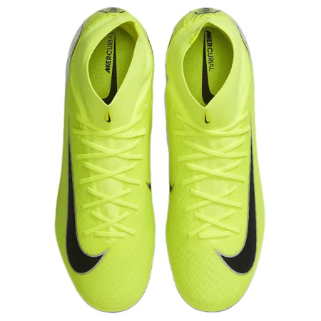 Nike Mercurial Superfly 10 FG Твердый Грунт Противоскользящие Устойчивые к Износу Футбольные Бутсы Мужские Зеленые