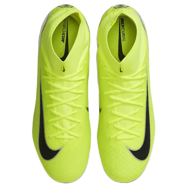 Nike Mercurial Superfly 10 FG Твердый Грунт Противоскользящие Устойчивые к Износу Футбольные Бутсы Мужские Зеленые