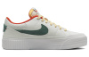 Nike Court Legacy Low Топ Скейтборд Кроссовки Женские Бежевый Белый Зеленый