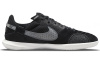 Nike Streetgato IC In Для помещений Противоскользящие Устойчивые к истиранию Футбольные бутсы Мужские Черные