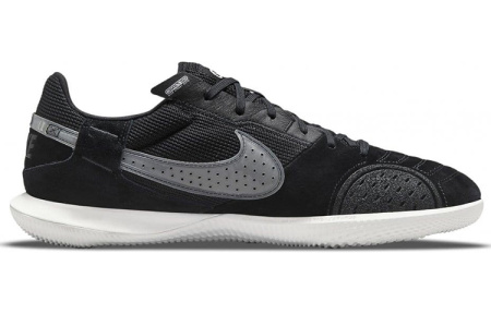 Nike Streetgato IC In Для помещений Противоскользящие Устойчивые к истиранию Футбольные бутсы Мужские Черные