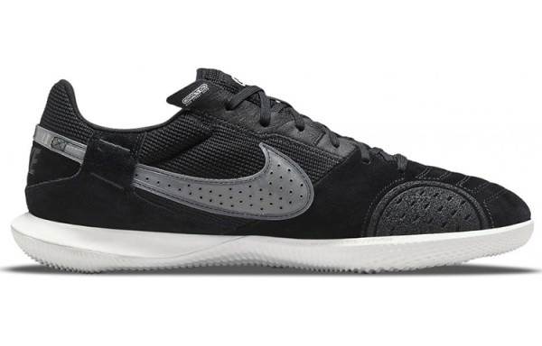 Nike Streetgato IC In Для помещений Противоскользящие Устойчивые к истиранию Футбольные бутсы Мужские Черные