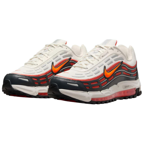 Nike Air Max Tl 2,5 Удобные и Легкие Устойчивые к Износу Низкие Повседневные Беговые Кроссовки Унисекс Белый Оранжевый
