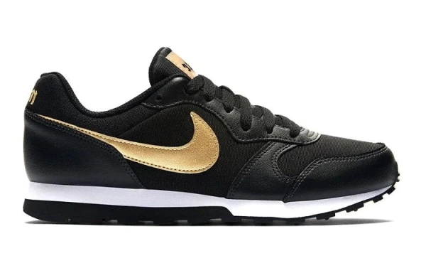 Nike MD Runner 2 Кожа Противоскользящие Устойчивые к истиранию Низкие Повседневные Беговые Кроссовки Женские