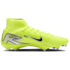 Nike Mercurial Superfly 10 FG Твердый Грунт Противоскользящие Устойчивые к Износу Футбольные Бутсы Мужские Зеленые