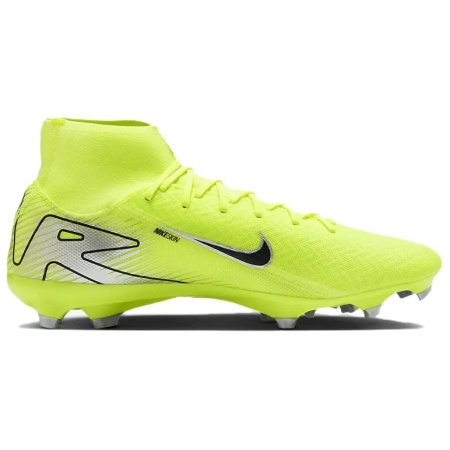 Nike Mercurial Superfly 10 FG Твердый Грунт Противоскользящие Устойчивые к Износу Футбольные Бутсы Мужские Зеленые