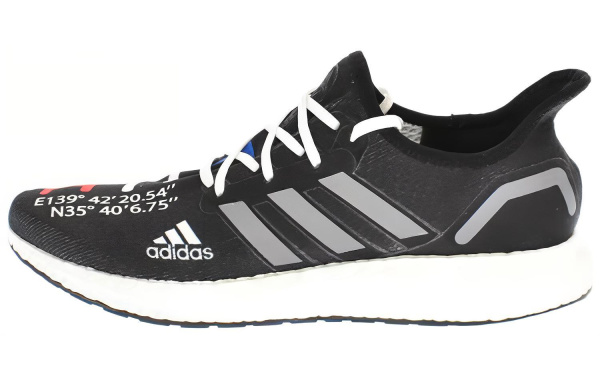 Adidas Speedfactory Износостойкие Дышащие Низкие Беговые Кроссовки Унисекс Черные