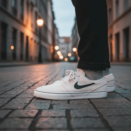 Nike SB Stefan Janoski Low Скейтборд Кроссовки Мужские Бежево-Черные