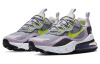 Nike Air Max 270 React Устойчивые к истиранию Низкие Кроссовки для Беговых Занятий Детские Ледяной Светло-фиолетовый