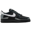 Nike Air Force 1 Slip-Resistant Скейтборд Кроссовки Унисекс Черный Белый