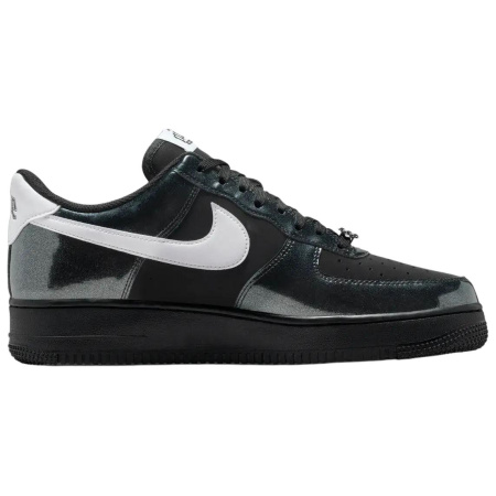 Nike Air Force 1 Slip-Resistant Скейтборд Кроссовки Унисекс Черный Белый