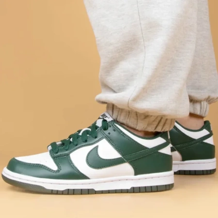 Nike Dunk Varsity Varsity Green Низкие Детские Скейтбординговые Кроссовки Белый Зеленый Унисекс
