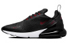 Nike Air Max 270 Сетка Текстиль Низкие Повседневные Мужские Кроссовки Черные Красные