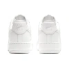Nike Air Force 1 'Triple White' Кожа Устойчивая к истиранию Низкие Кроссовки для скейтбординга Женские Чисто белые