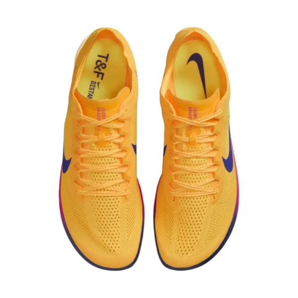 Nike Dragonfly 2 ZoomX Тренировка Трек и Поле Соревновательная Беговая Обувь Унисекс Оранжевая