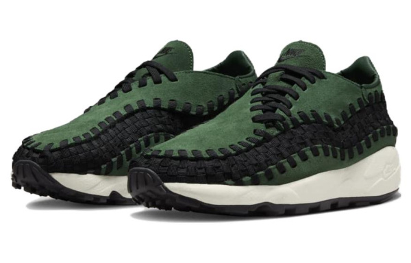 Nike Footscape Ткани вязаные 'Fir' Текстиль Замша Удобный Противоскользящий Устойчивый к истиранию Низкий Верх