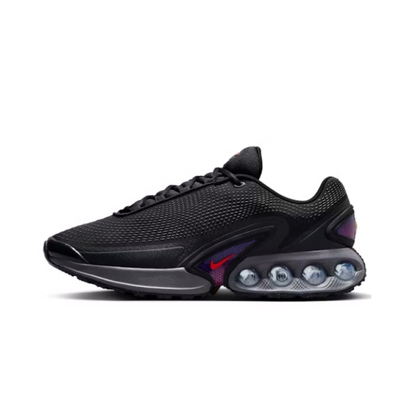 Nike Air Max DN Амортизация Легкий Отскок Низкие Повседневные Беговые Кроссовки Унисекс Черные