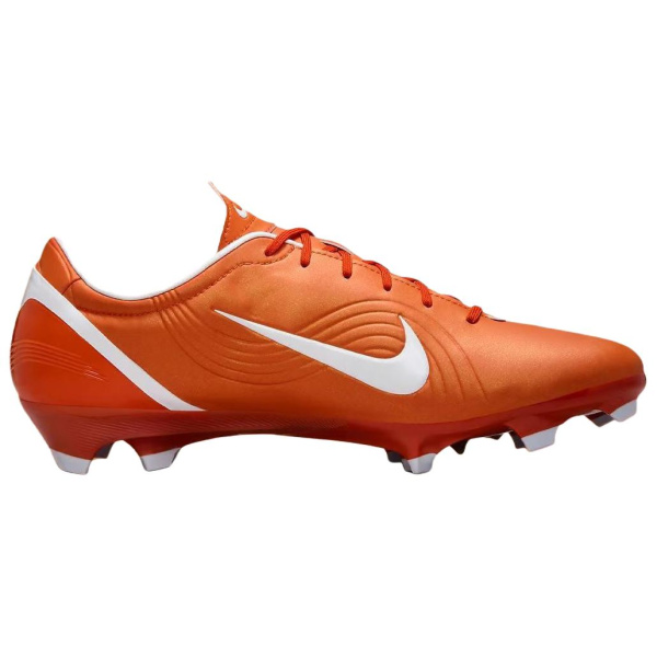 Nike Mercurial Vapor 1 Кожаные противоскользящие и устойчивые к истиранию футбольные бутсы для мужчин оранжевые