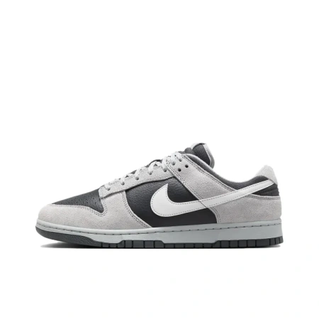 Nike Dunk Slip-Resistant Abrasion-Resistant Low-Top Скейтборд Кроссовки Унисекс Серый Черный