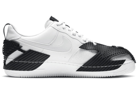 Nike Air Force 1 NDSTRKT 'Белый' Кожа Покрытие Противоскользящий Устойчивый к Износу Легкий Низкий Топ