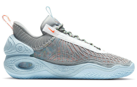 Nike Cosmic Unity 1 'space hippie' Низкие баскетбольные кроссовки для игры Мужские Серый Синий Азиатская версия