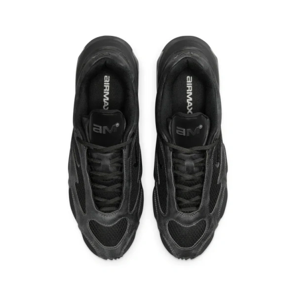 Nike Air Max Muse Abrasion Resistant Низкие Беговые Кроссовки Женские Черные