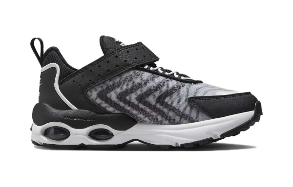 Nike Air Max Tailwind Винтаж Устойчивый к истиранию Дышащий Низкий Верх Спортивная Повседневная Обувь Серый Черный