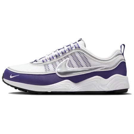 Nike Zoom Spiridon Сетка Синтетическая Кожа Низкий Верх Повседневные Беговые Кроссовки Мужские Белый Фиолетовый