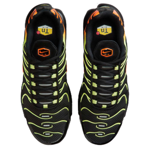 Nike Air Max Plus Беговые кроссовки Унисекс Черный Оранжевый