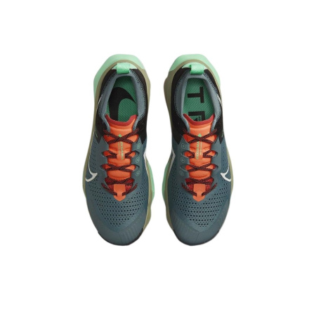 Nike ZoomX Zegama Trail Low Top Trail Беговые кроссовки Мужские Зеленые