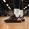 Adidas X9000l4 Ткань Противоскользящая Устойчивая к износу Низкие Беговые кроссовки Женские Черные Фиолетовые