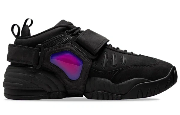 Ambush X Nike Air Adjust Force SP 'Черный' Мода MID Топ Винтажные Баскетбольные Кроссовки Унисекс Черный Фиолетовый