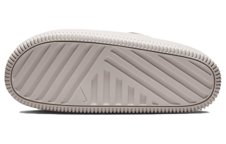 Nike Calm Mule Резиновая подошва Противоскользящие домашние тапочки Женские Бежево-розовые