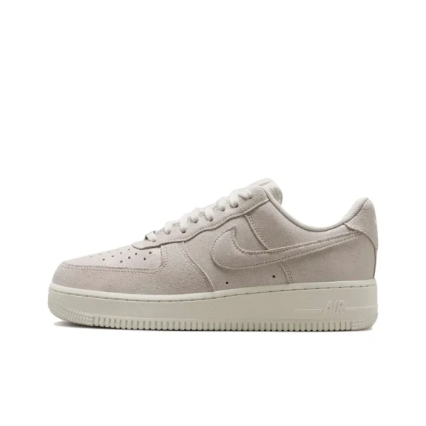 Nike Air Force 1 Белый Парус Замша Противоскользящие Устойчивые к истиранию Низкие Кроссовки для скейтбординга Женские