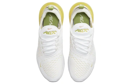 Nike Air Max 270 Спортивный низкий топ повседневная обувь для женщин белый желтый