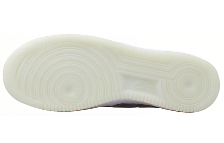 Nike Air Force 1 QS Череп AF1 Нескользящие Легкие Низкие Кроссовки для Скейтбординга Унисекс Белый Серый