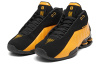 Nike Shox BB4 Series Университетский Золотой Нескользящий Легкий MID Баскетбольные кроссовки Унисекс Черный Золотой