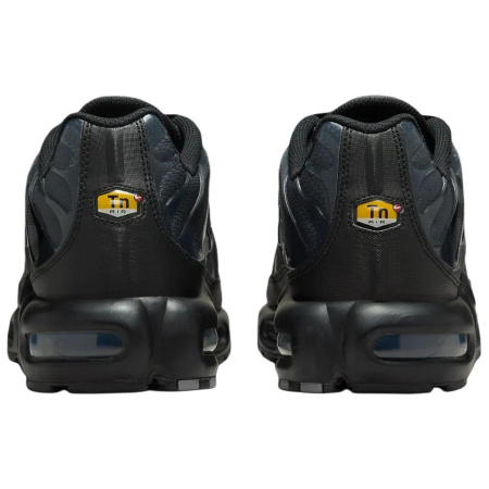 PSG X Nike Air Max Plus Устойчивые к истиранию низкие повседневные беговые кроссовки Мужские Черные Серые