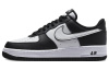 Nike Air Force 1 'Панда' Кожа Повседневные Скейтбординг Кроссовки Низкие Унисекс Белый Черный