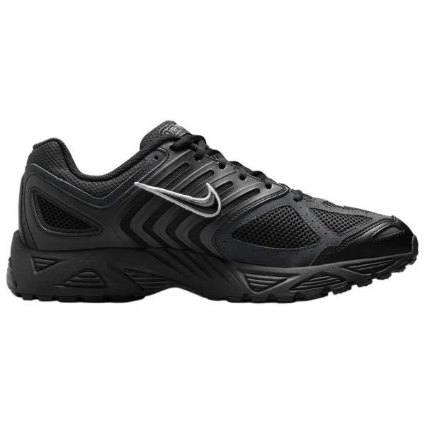 Nike Air Pegasus 2005 Устойчивые к истиранию Низкие Повседневные Беговые Кроссовки Мужские Черные Серебряные