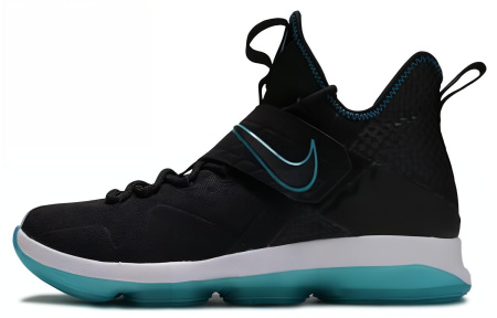 Nike Lebron 14 Красная ковровая баскетбольная обувь для игры Амортизация Противоскользящий MID Верх