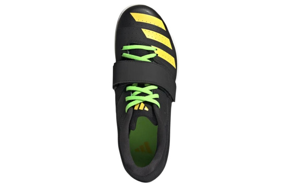 Adidas JUMPSTAR Амортизаторы Slip-resistant Abrasion-resistant Низкие Беговые кроссовки Унисекс Черный Желтый