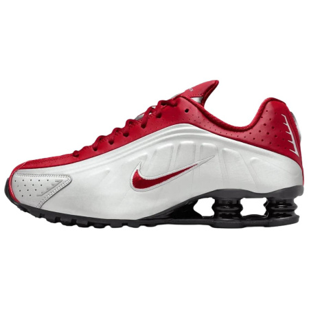 Кроссовки для бега Nike Shox R4 Мужские Серебряные Красные