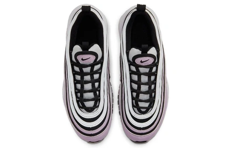 Nike Air Max 97 Vintage Low Top Повседневные Беговые Кроссовки Женские Белый Фиолетовый