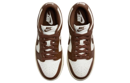 Nike Dunk 'Surfaces In Коричневый и Парус' Шоколадная Кожа Удобная Амортизация Устойчивая к Износу Легкий Низкий Верх